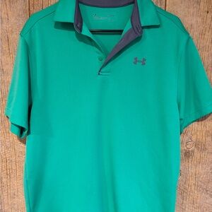 Under Armour Green Performance Polo Shirt